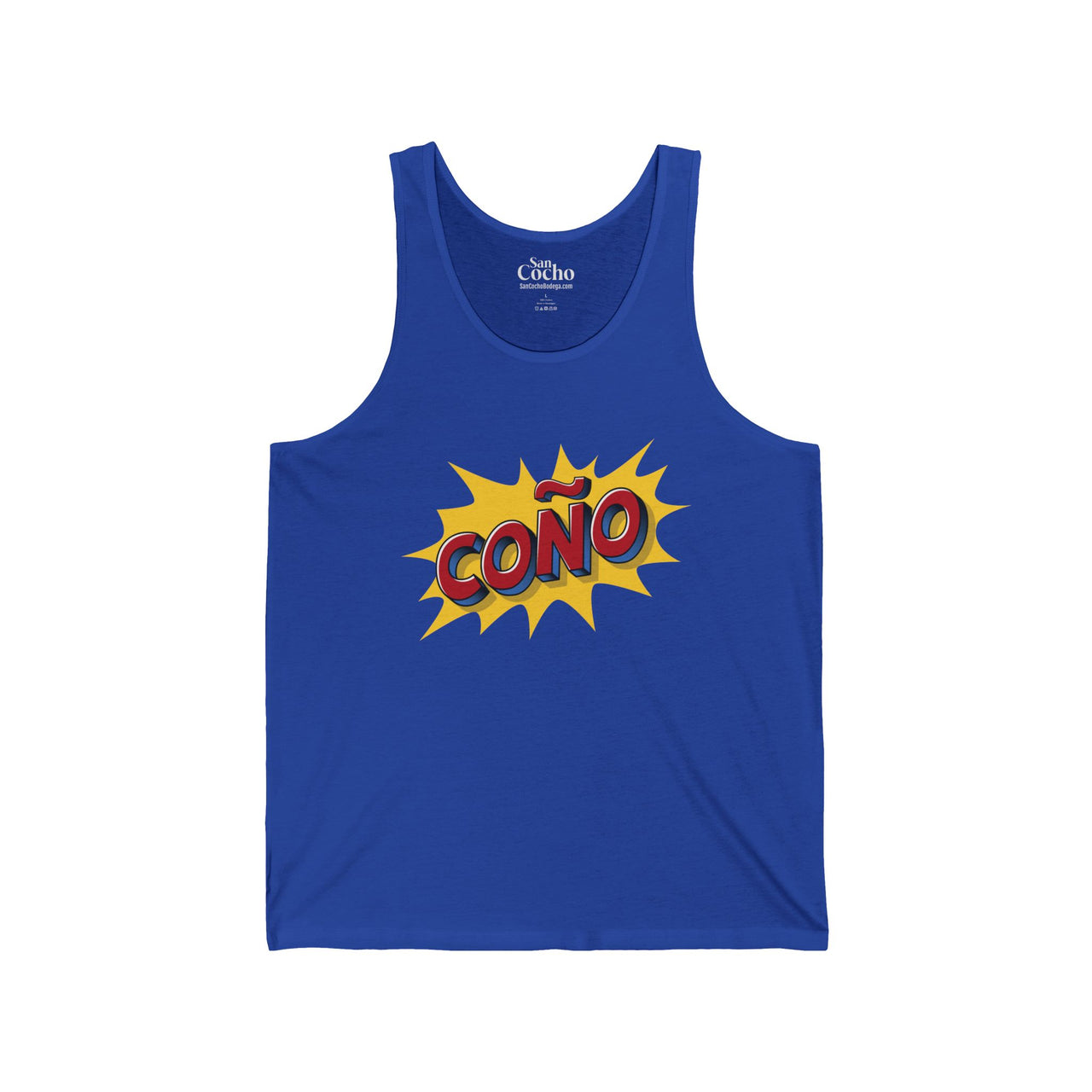 Coño Graphic Unisex Tank | Bold Latin Pride & Statement Wear Tank-top