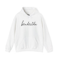 Thumbnail for Bendecida Oversized Hoodie | Spanish Faith-Based Blessed Tee for Gratitude or Easter