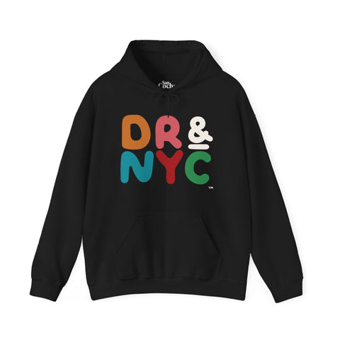 DR & NYC Oversized Hoodie | Dominican-American Fusion & Pride Pullover