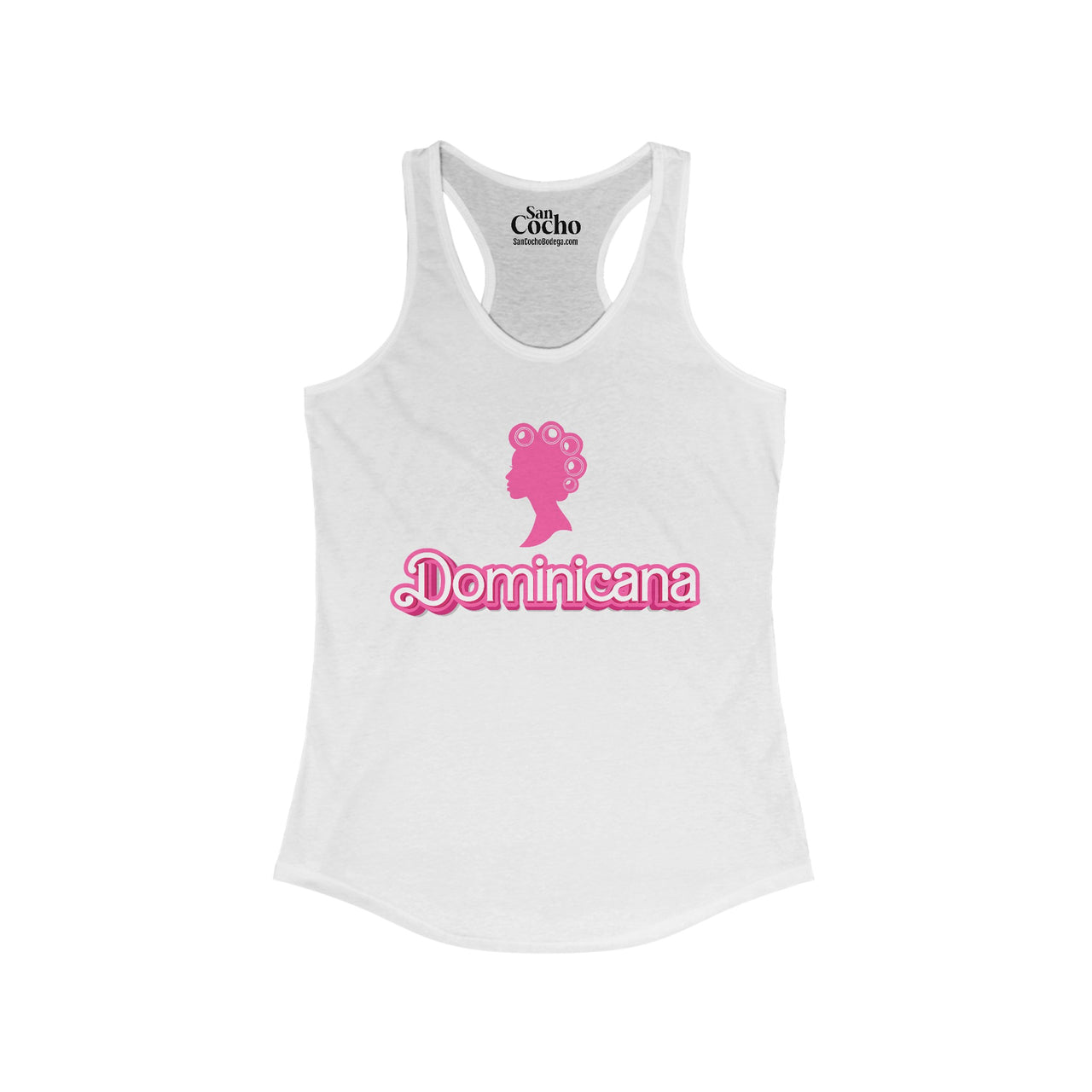 Dominicana Barbie Style Racerback Tee | Dominican Pride Tank