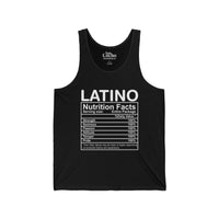Thumbnail for Latino Nutrition Facts Unisex Tank | Strength Passion & Pride Tank-top
