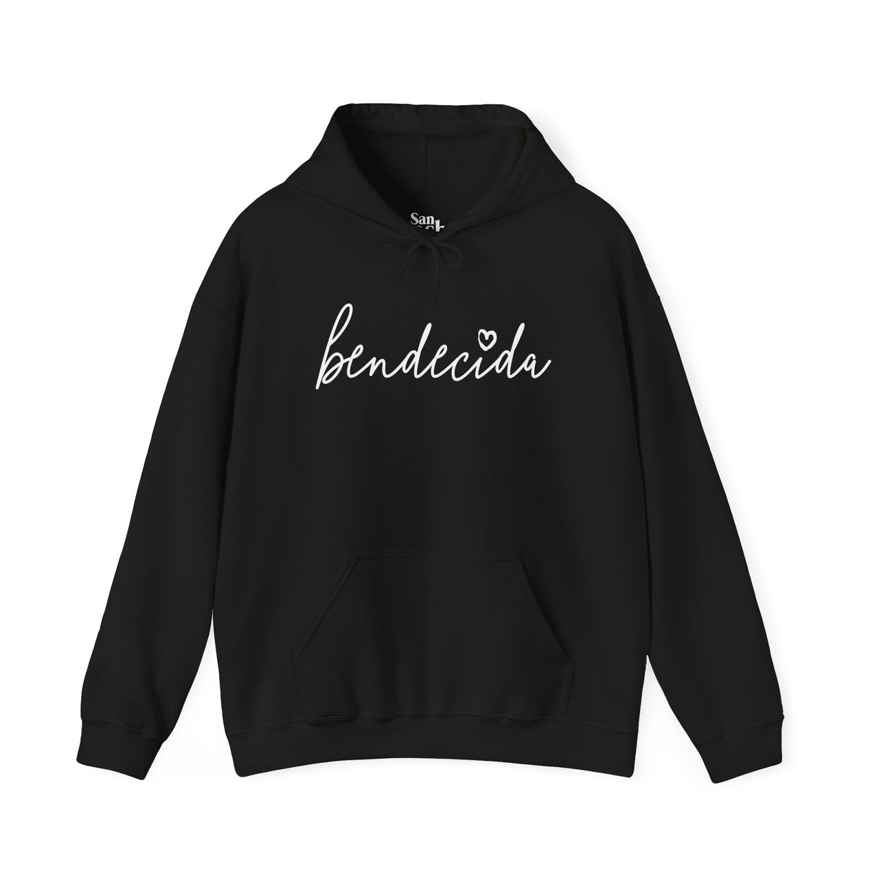 Bendecida Oversized Hoodie | Spanish Faith-Based Blessed Tee for Gratitude or Easter