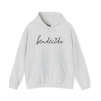 Thumbnail for Bendecida Oversized Hoodie | Spanish Faith-Based Blessed Tee for Gratitude or Easter