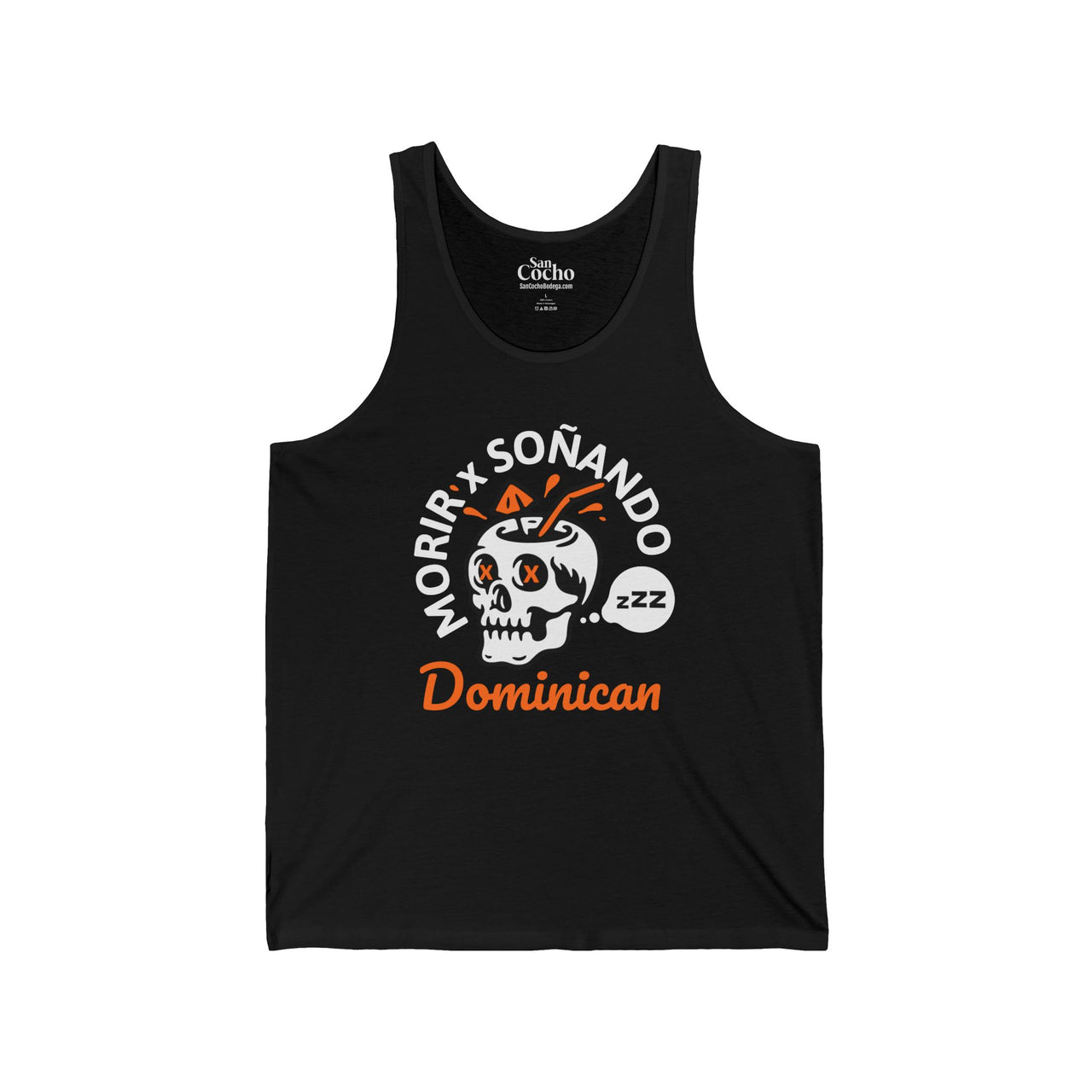 Morir Soñando Skull Unisex Tank | Funny Spanish Slang Tank-top