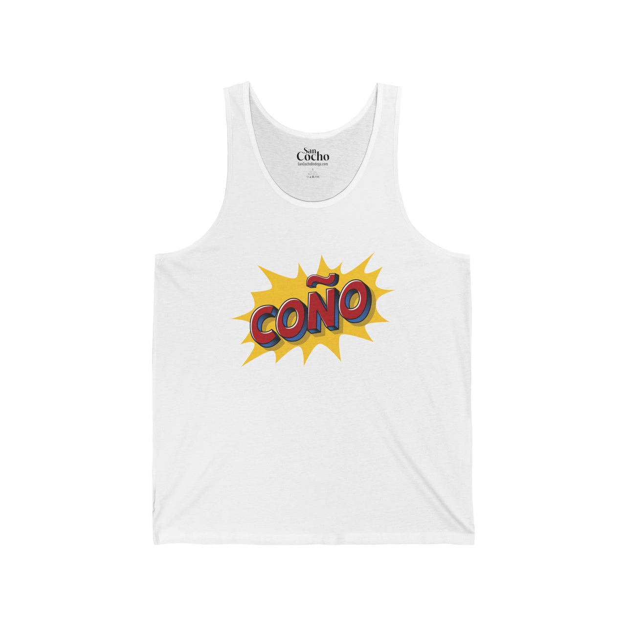 Coño Graphic Unisex Tank | Bold Latin Pride & Statement Wear Tank-top