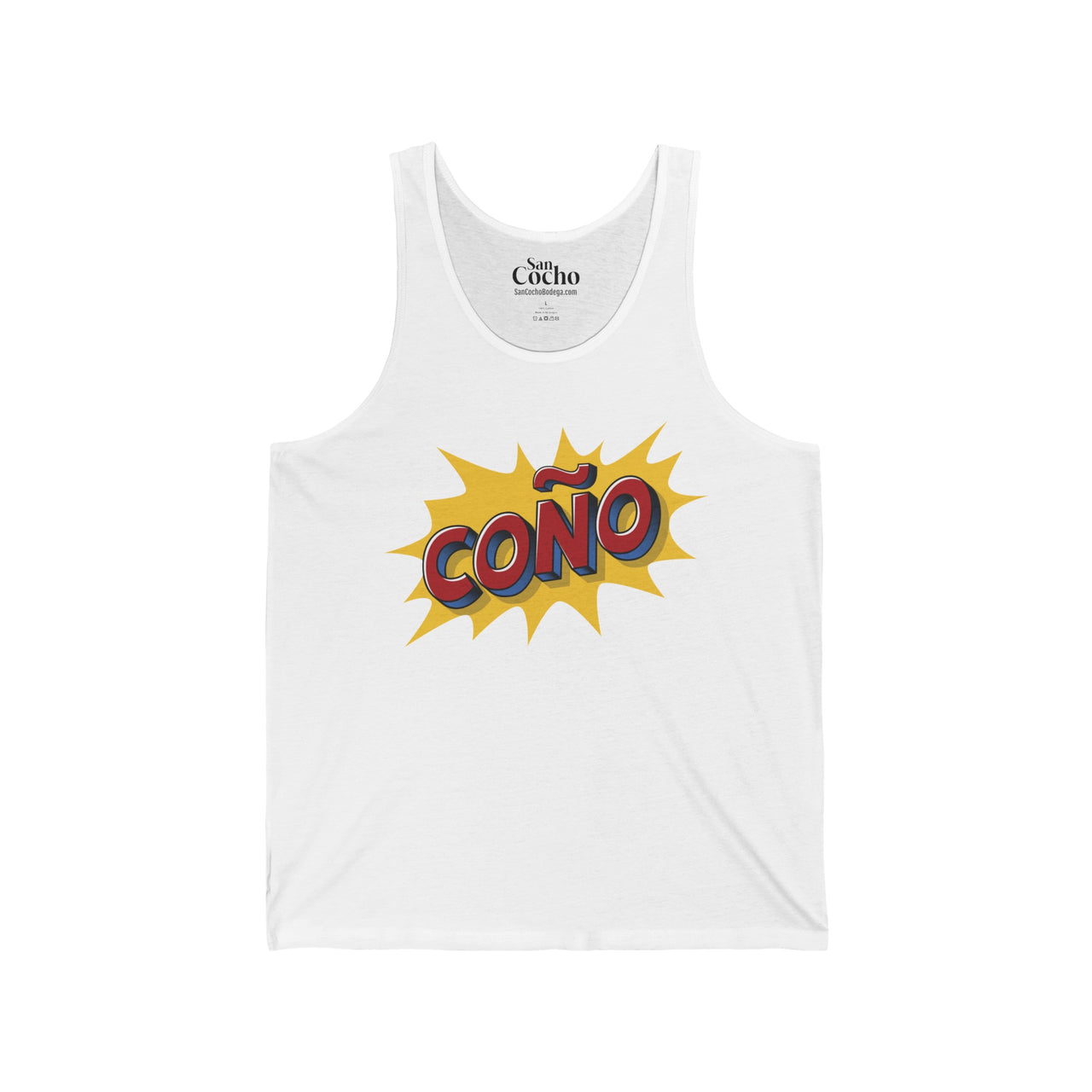 Coño Graphic Unisex Tank | Bold Latin Pride & Statement Wear Tank-top