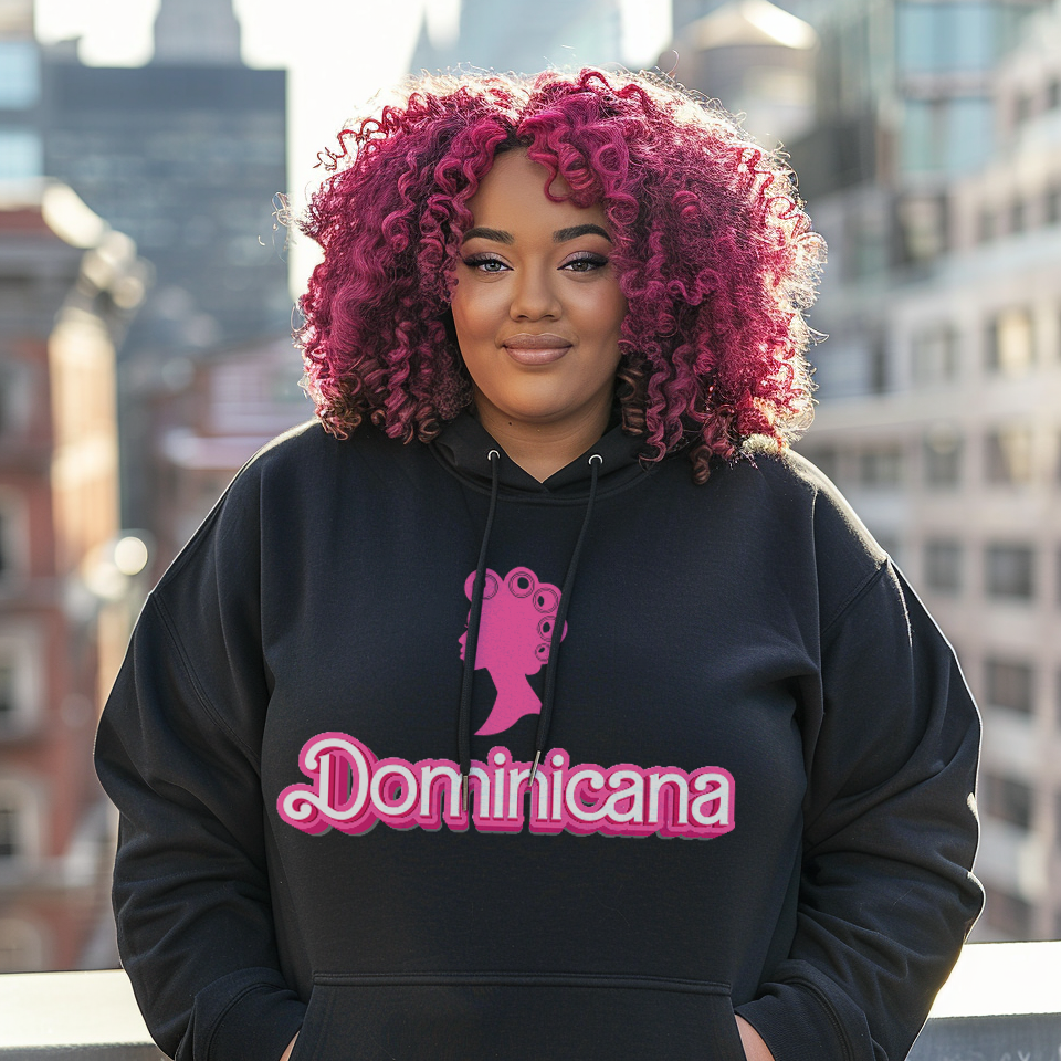 Dominicana Barbie Style Oversized Hoodie | Latina Pride