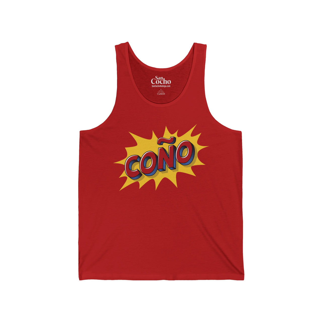 Coño Graphic Unisex Tank | Bold Latin Pride & Statement Wear Tank-top