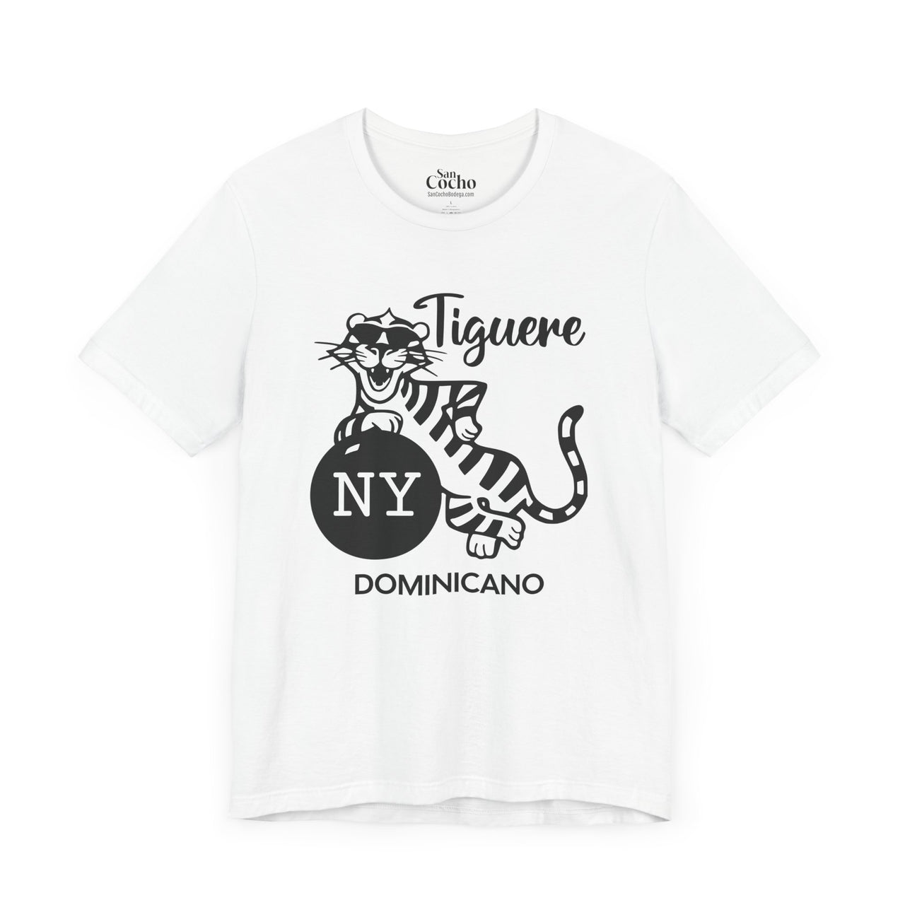 Tiguere NY Graphic T-Shirt | Unique Design for Proud Latinos