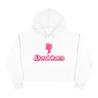 Thumbnail for Dominicana Barbie Style Crop Hoodie | Dominican Pride
