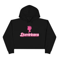 Thumbnail for Dominicana Barbie Style Crop Hoodie | Dominican Pride