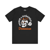 Thumbnail for Morir Soñando Skull Tee Dominican Summer Dream | Funny Spanish Slang Shirt