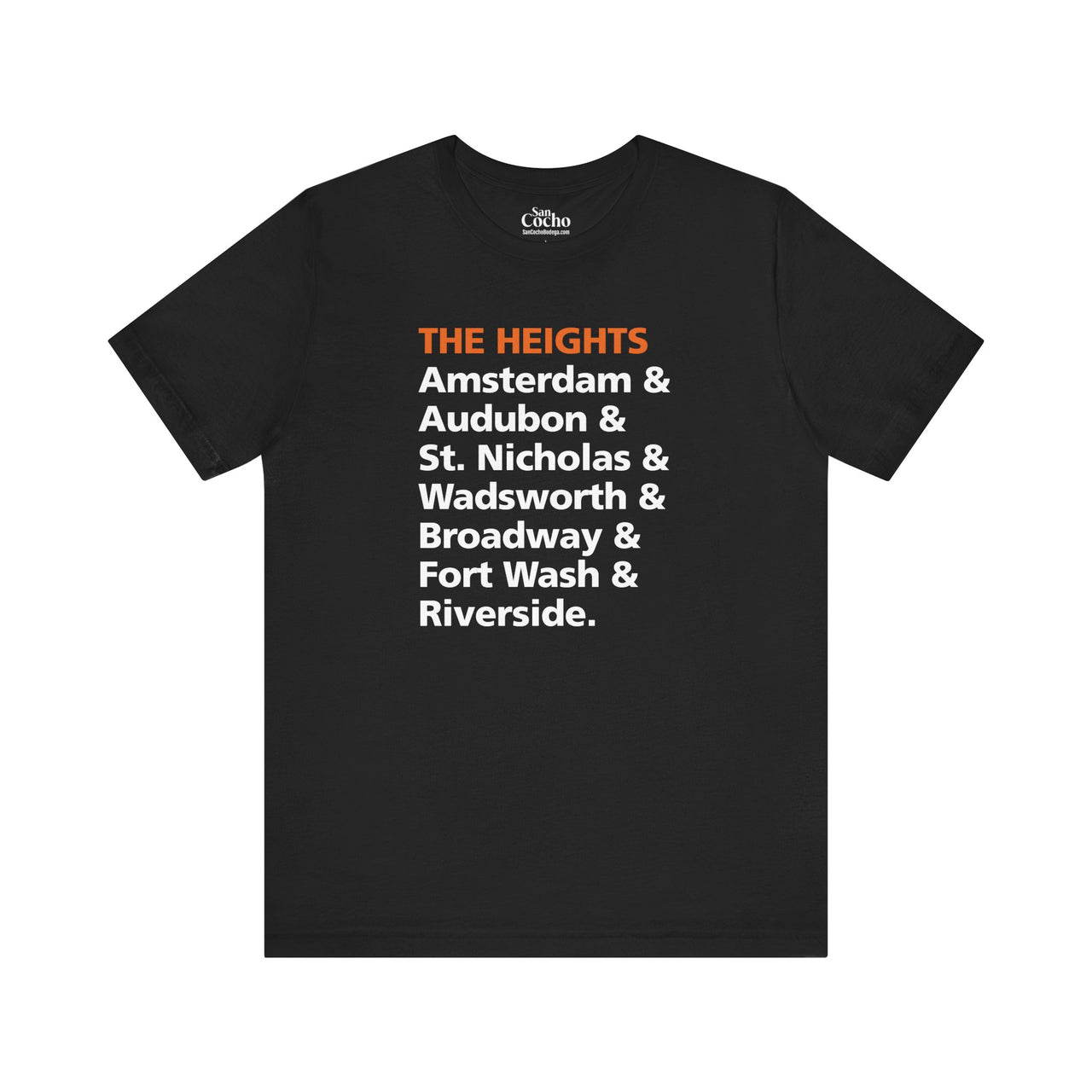 The Heights Streets Tee | NY Neighborhood Pride Shirt