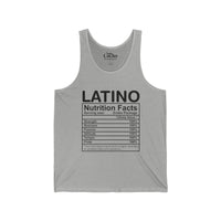 Thumbnail for Latino Nutrition Facts Unisex Tank | Strength Passion & Pride Tank-top