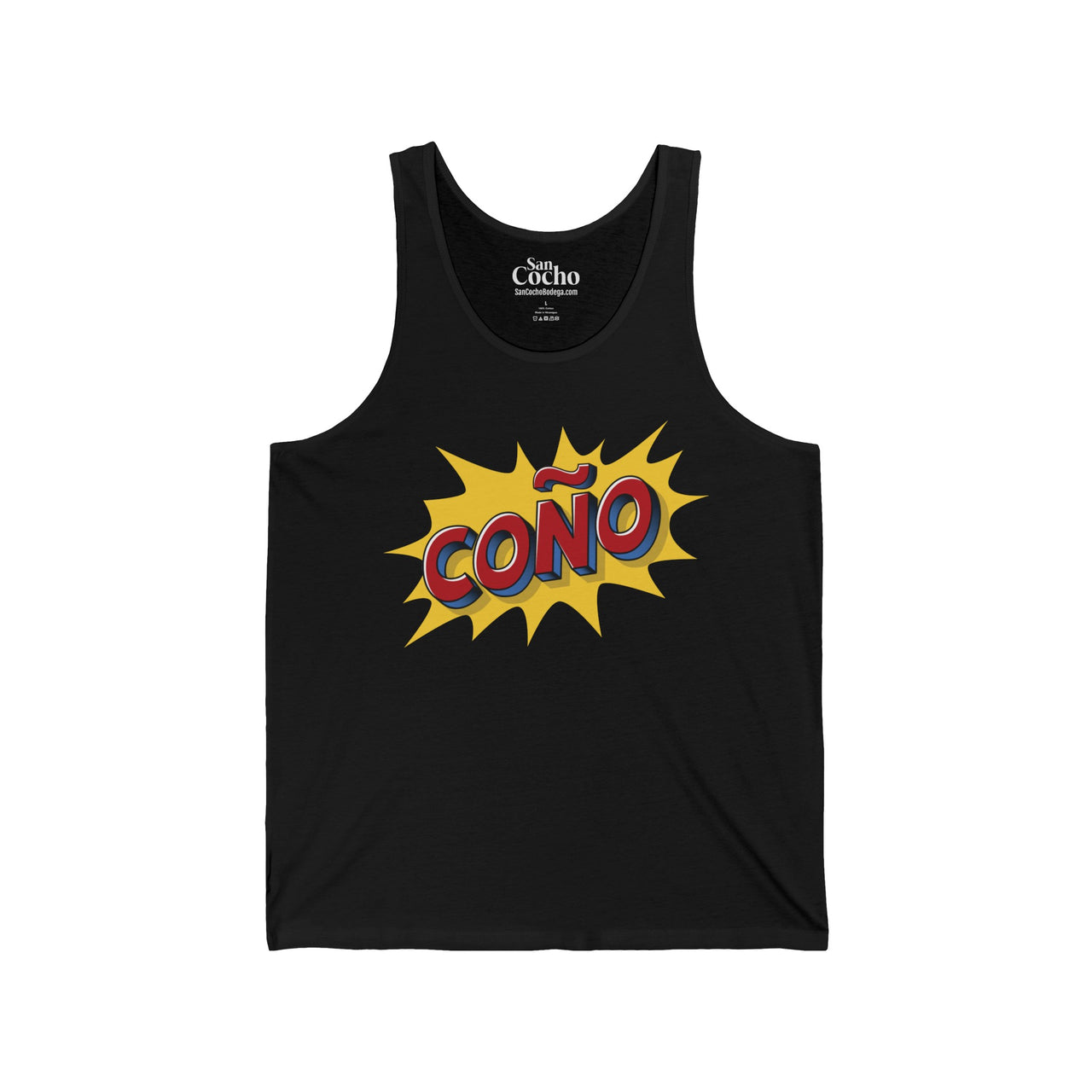 Coño Graphic Unisex Tank | Bold Latin Pride & Statement Wear Tank-top