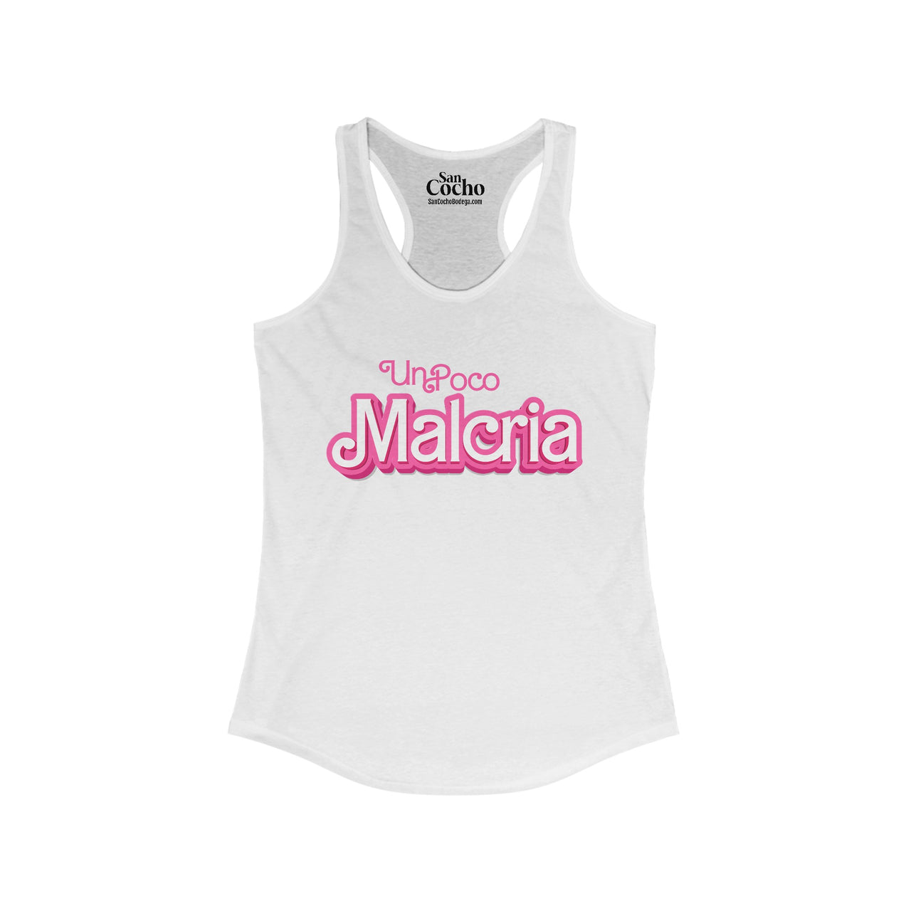 Un Poco Malcria Barbie Style Racerback Tee | Playfully Bold Tank