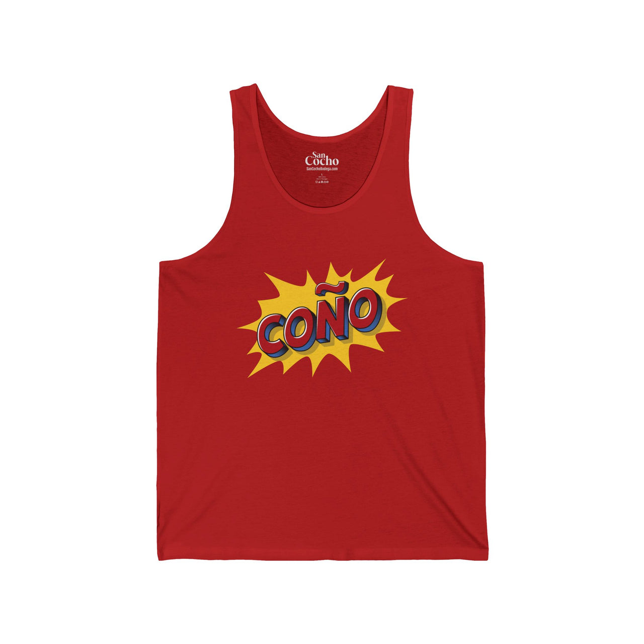 Coño Graphic Unisex Tank | Bold Latin Pride & Statement Wear Tank-top