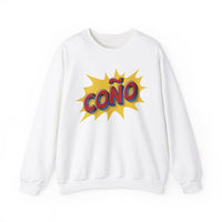 Thumbnail for Coño Graphic Oversized Sweatshirt | Bold Latin Pride & Statement Wear