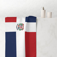 Thumbnail for Dominican Republic Flag Beach Towel |  Luxe Mink-Cotton Blend