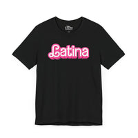 Thumbnail for A black flat lay mockup of a graphic  Bella Canvas 3001 graphic tshirt with the words 