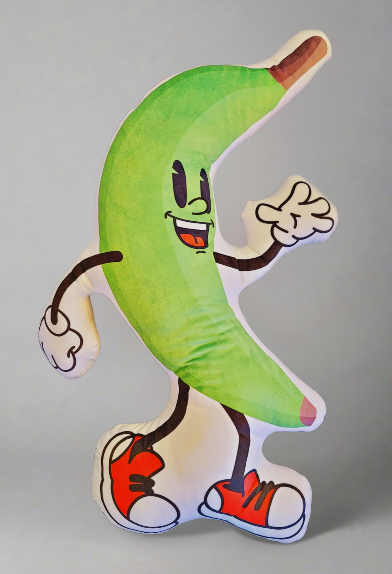 "Platano Verde" Retro Mascot 24" Large Sherpa Plush Toy