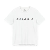 Thumbnail for A white flat lay mockup of a graphic Bella Canvas 3001 graphic tshirt with the words 