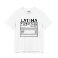 Thumbnail for A white flat lay mockup of a Bella Canvas 3001 graphic tshirt with the words 